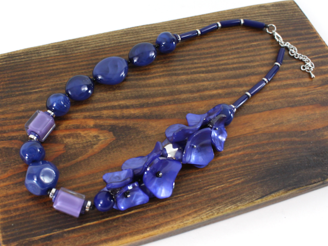 Funky Polyresin Statement Necklace