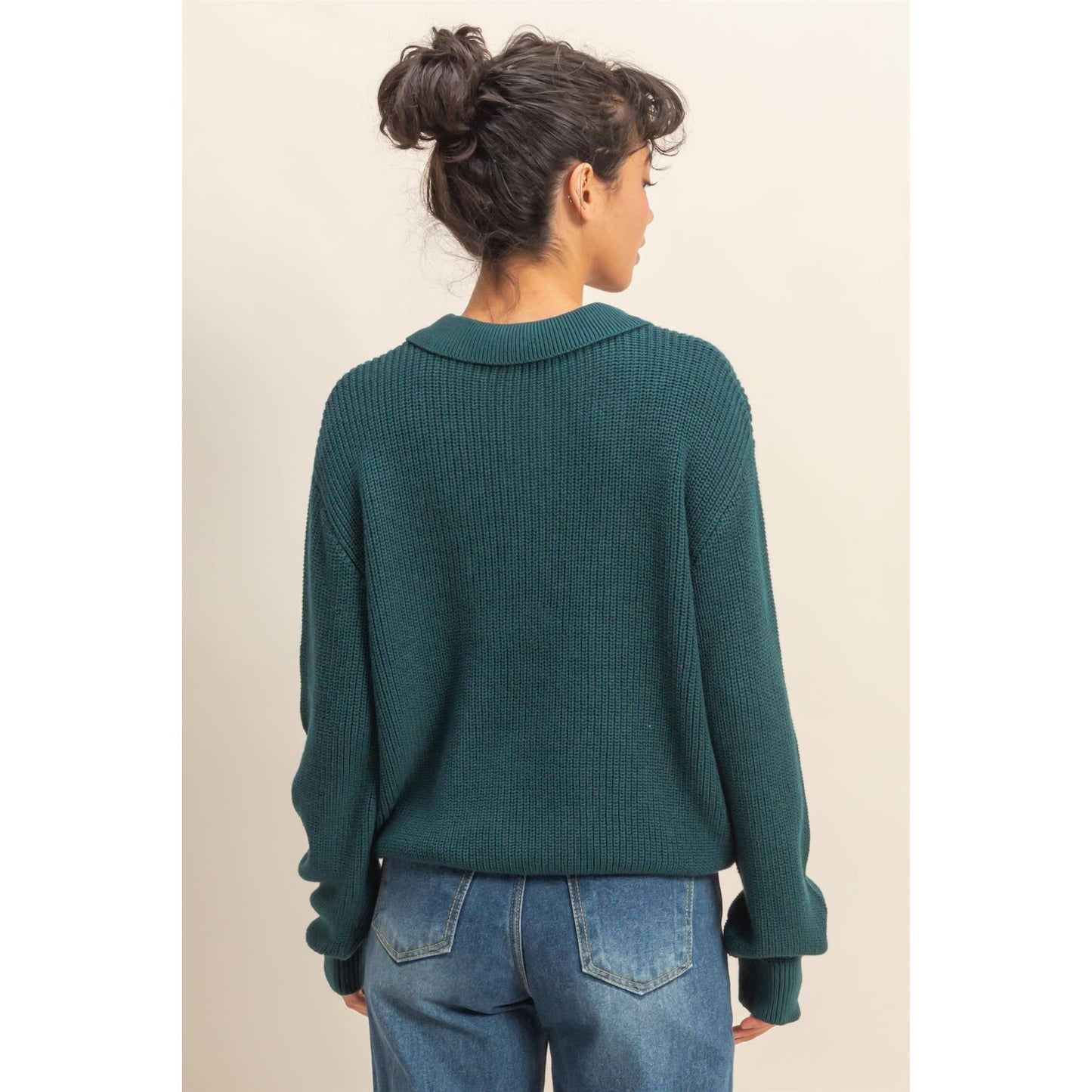 Oversized Collar Sweater