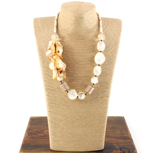 Funky Polyresin Statement Necklace