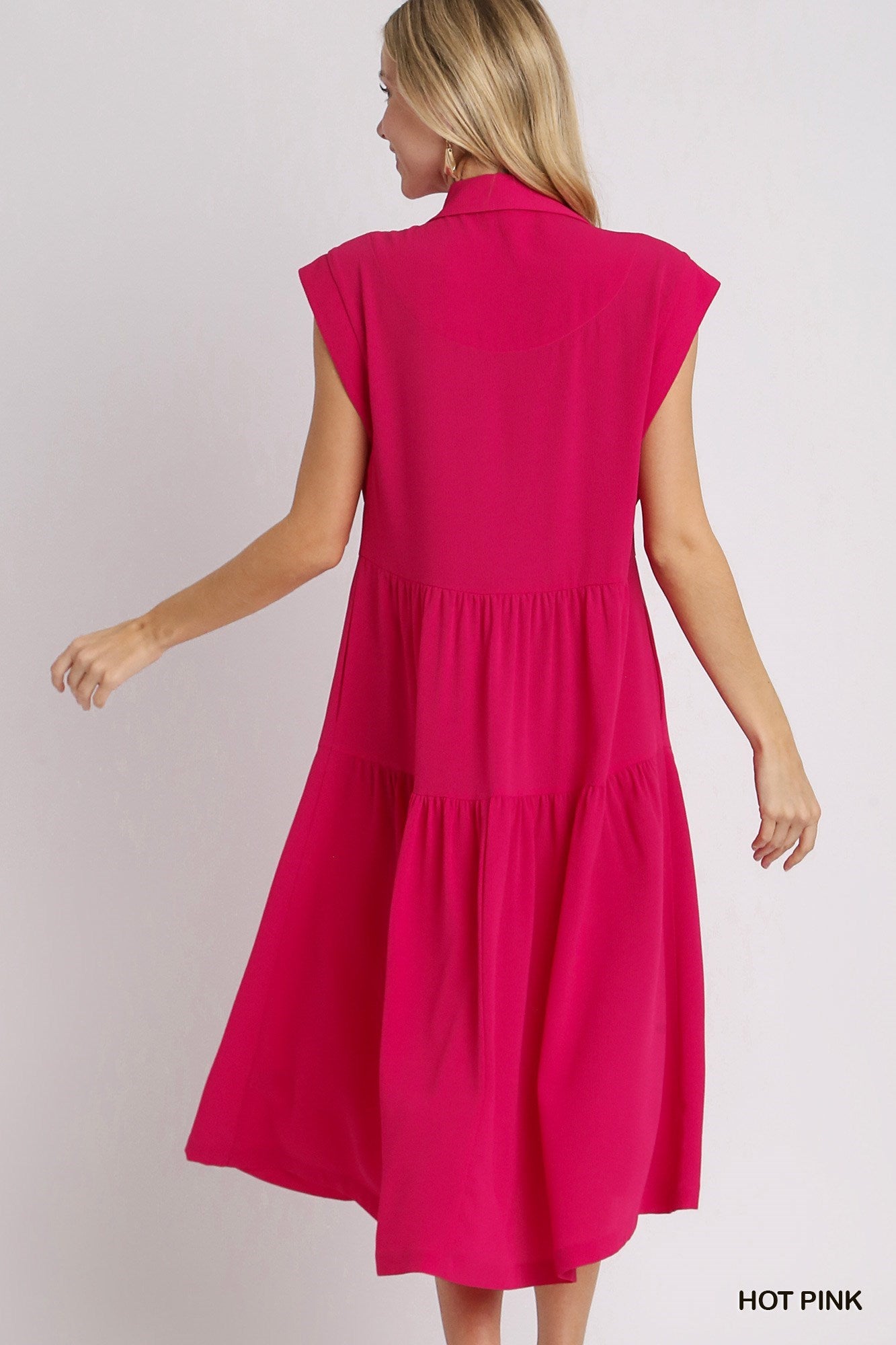 A line  Dress with Side Pockets