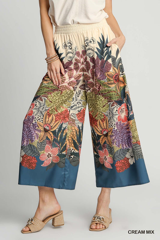 Floral Print Pants