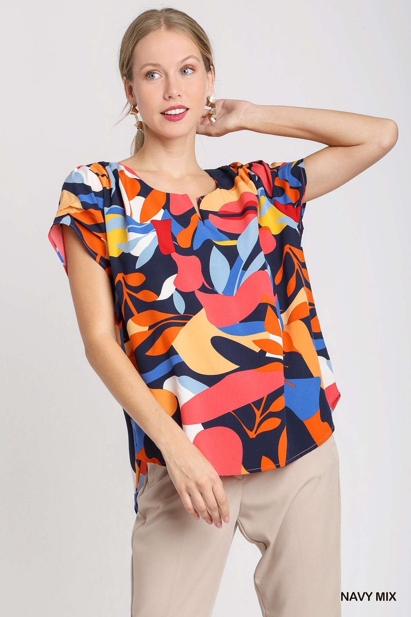 Abstract Print Top