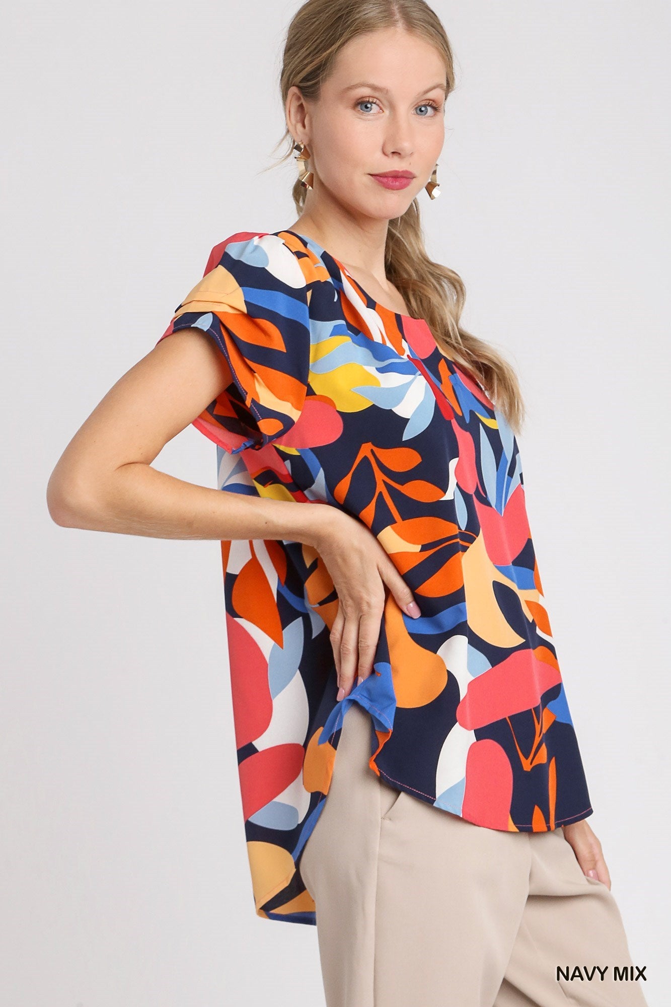 Abstract Print Top