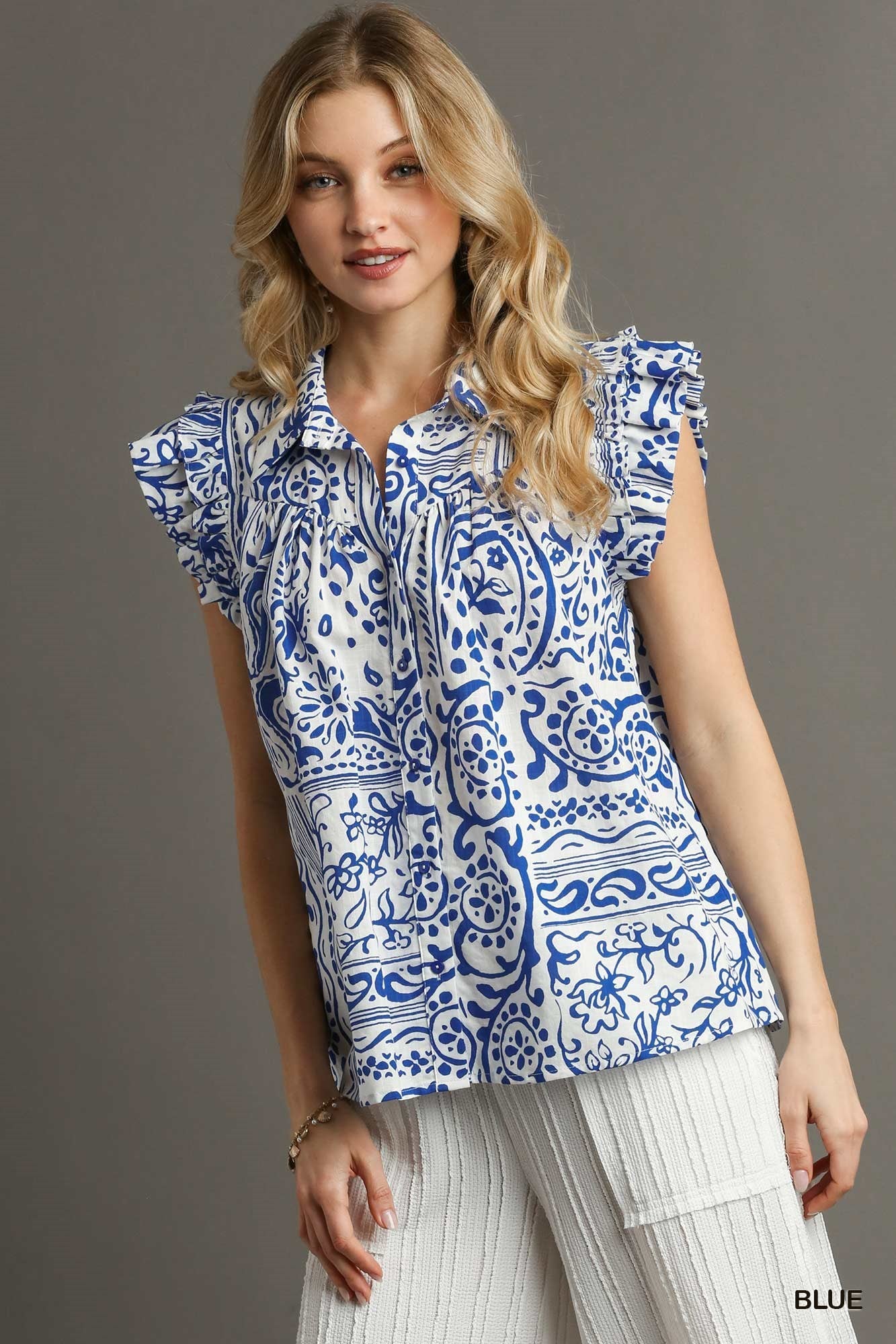 Paisley Button Down Shirt