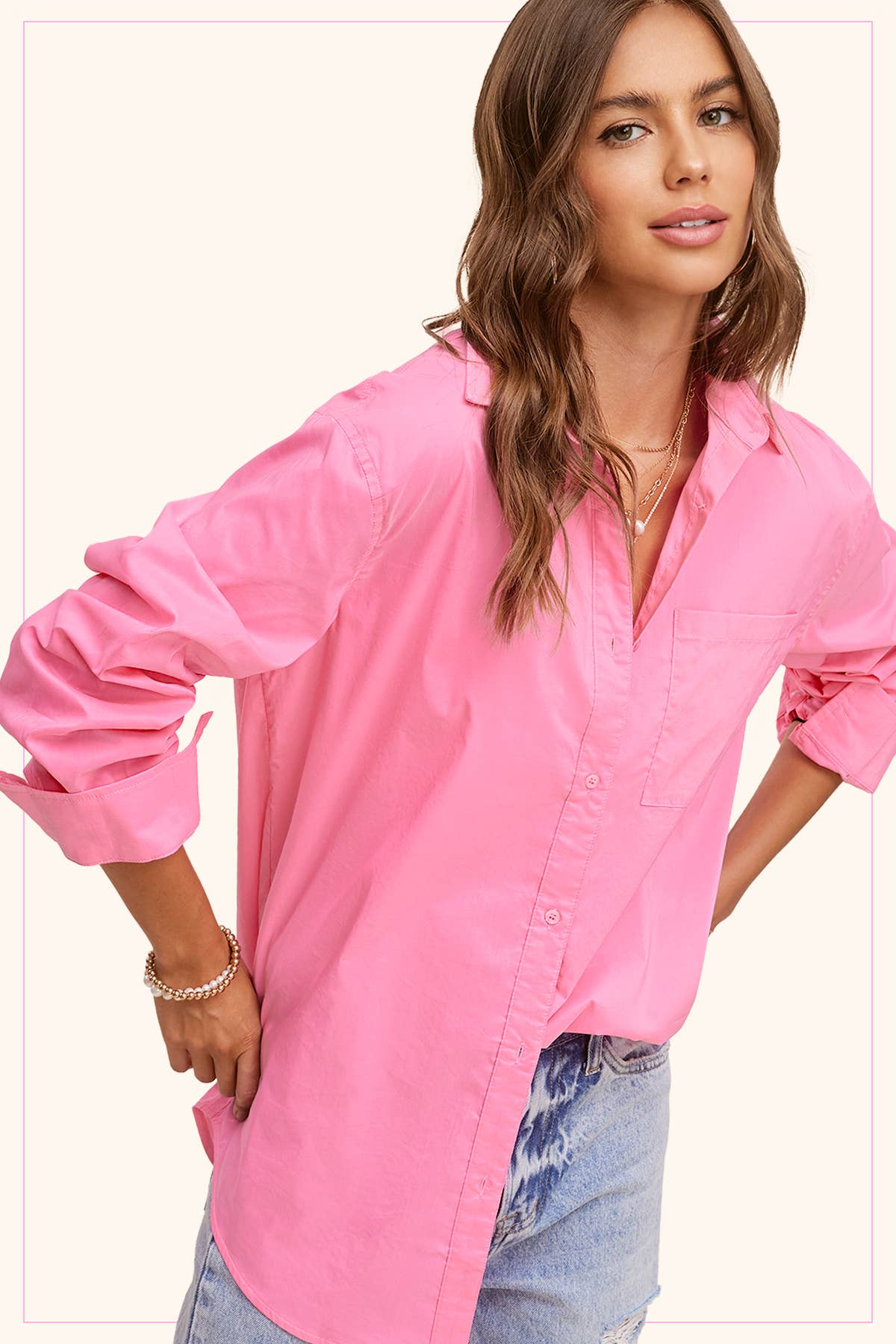 Button Down Classic  Poplin Shirt