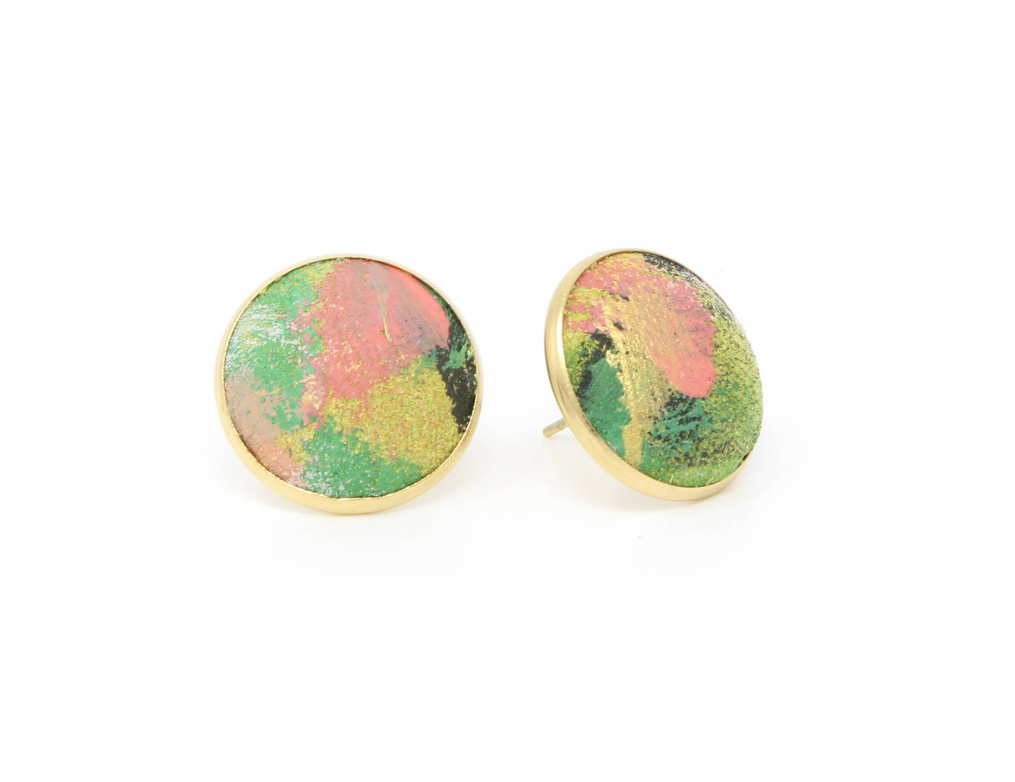 Hand Painted Full Circle Earrings