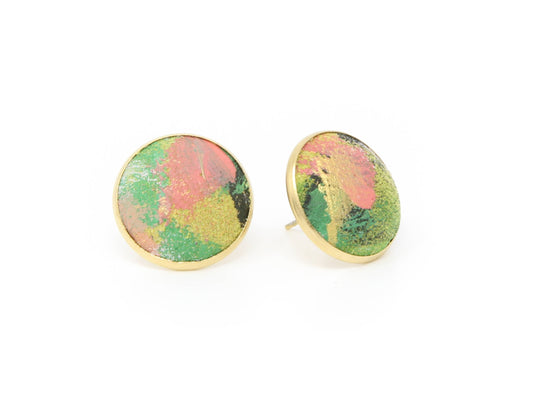 Hand Painted Full Circle Earrings