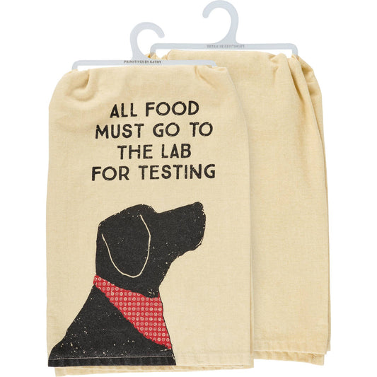 All Food To The Lab Kitchen Towel