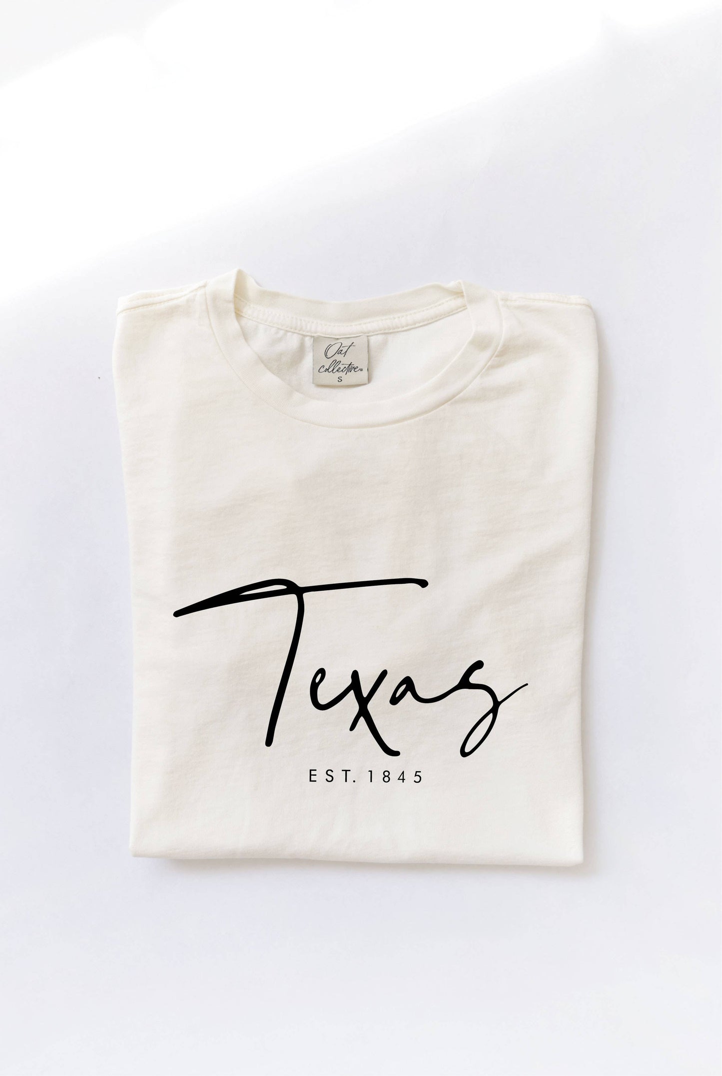 TEXAS EST. 1845 Mineral Washed Graphic Top