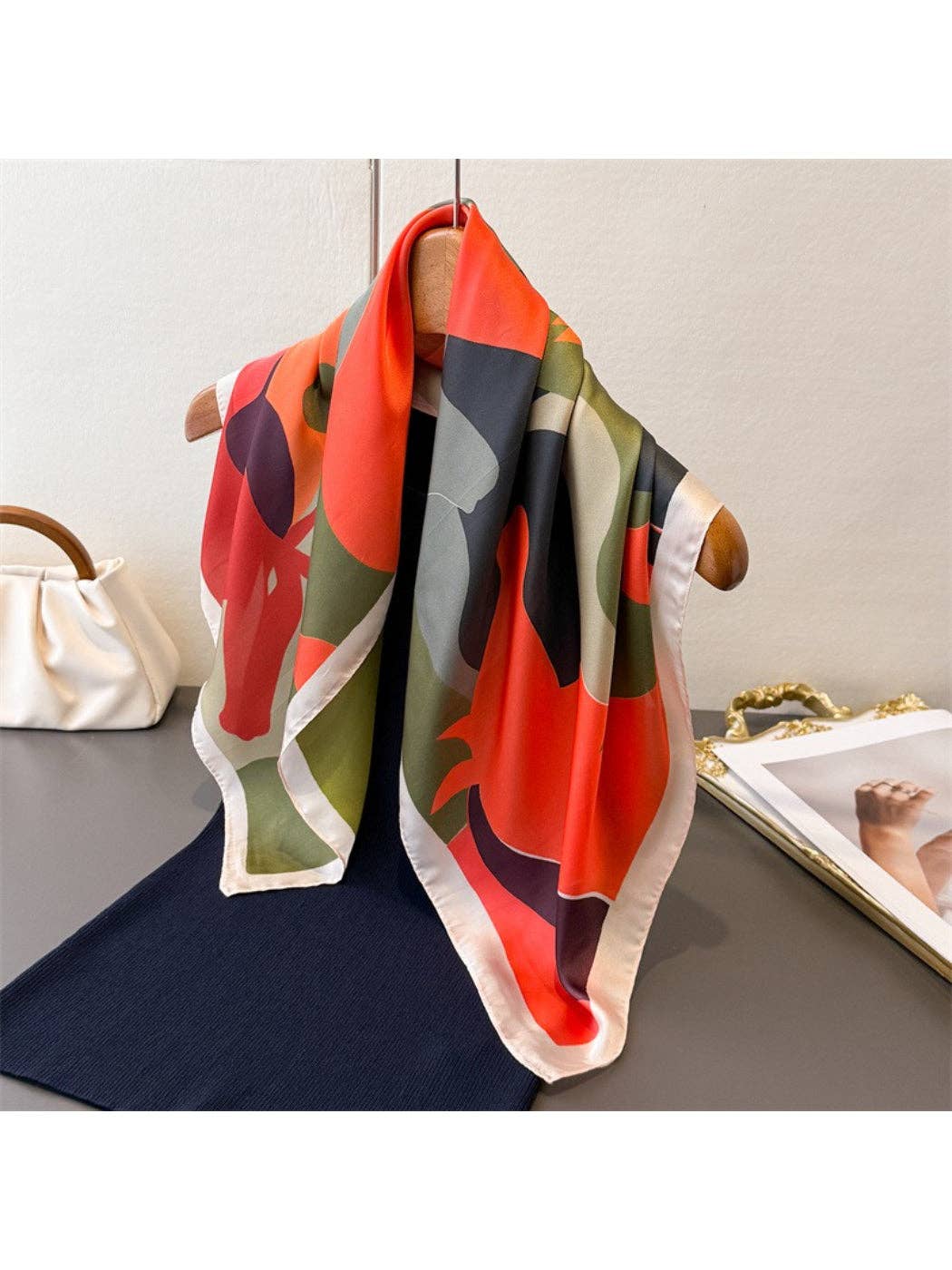 - Modern Abstract  Square Scarf