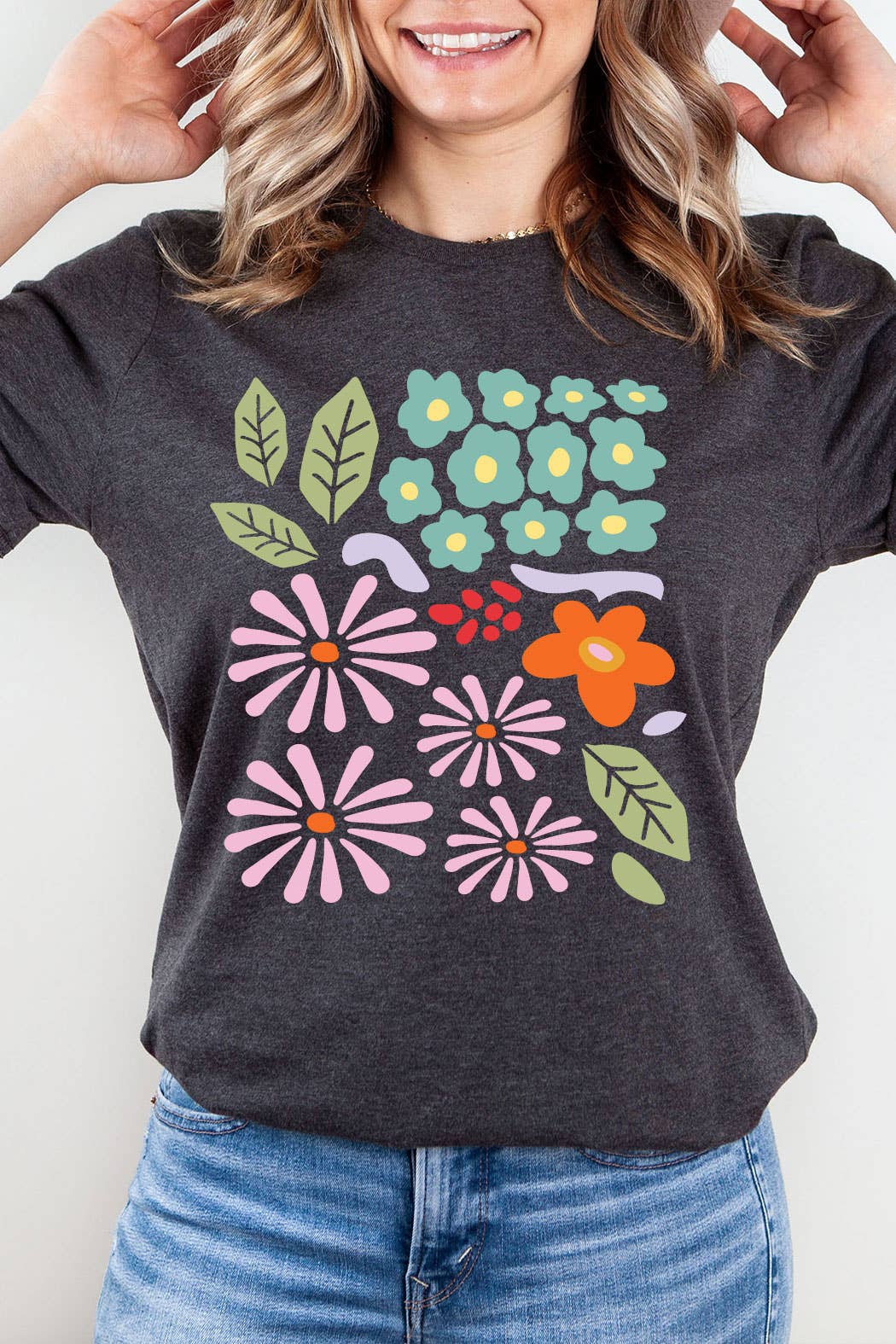 Abstract Floral  Tee