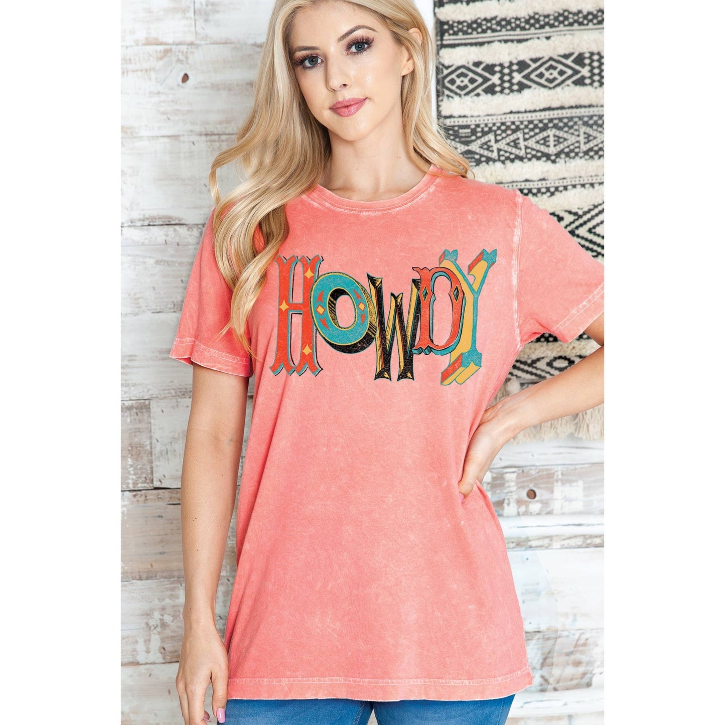 HOWDY  Mineral Wash Tshirt