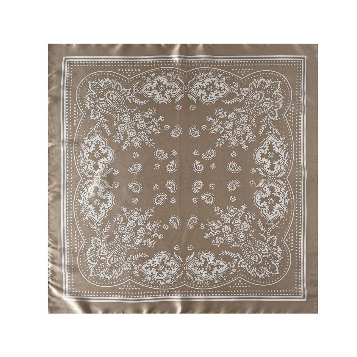 Paisley Printed Square Scarf