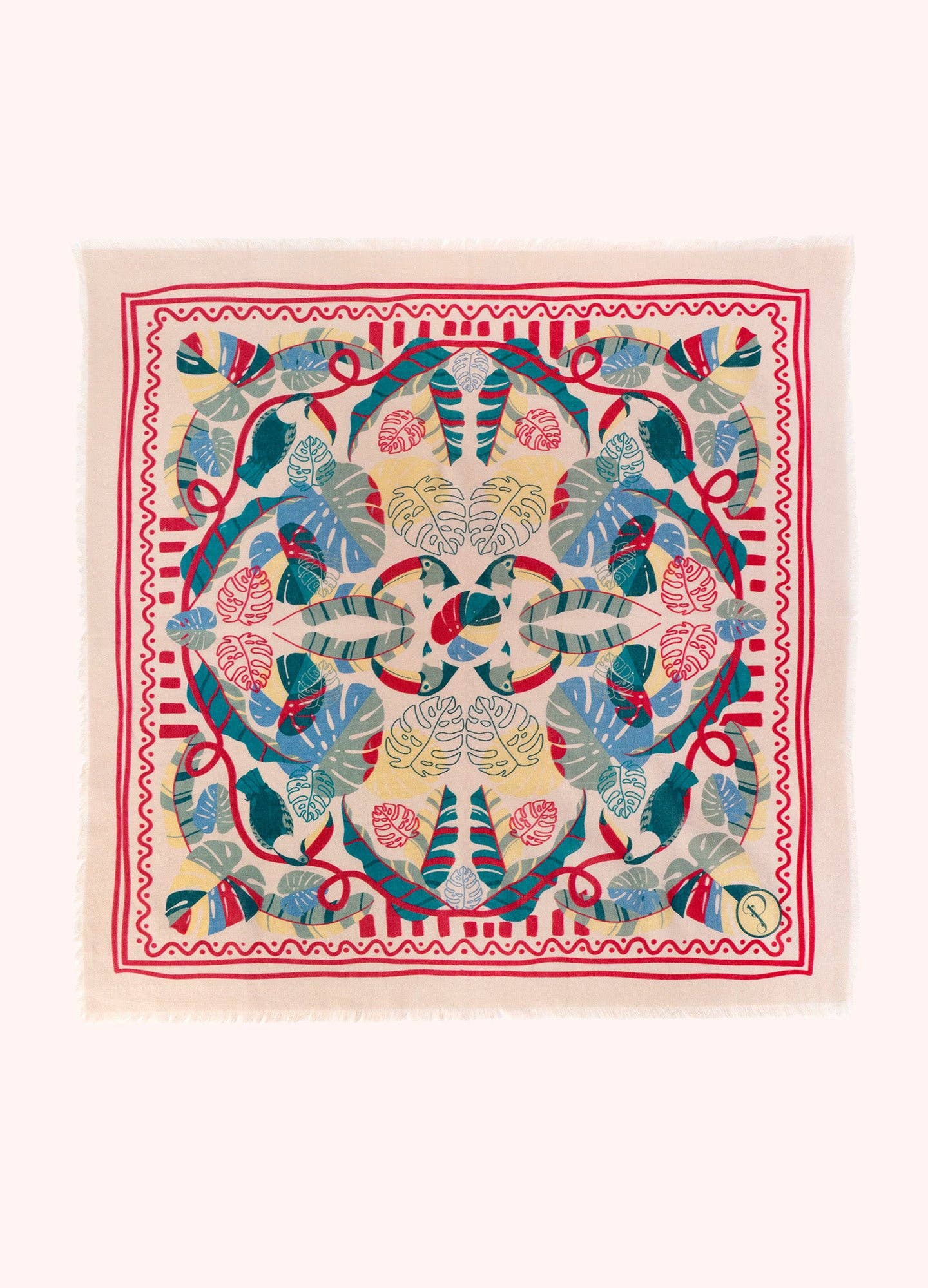 Cotton Bandana - Tropical Toucan