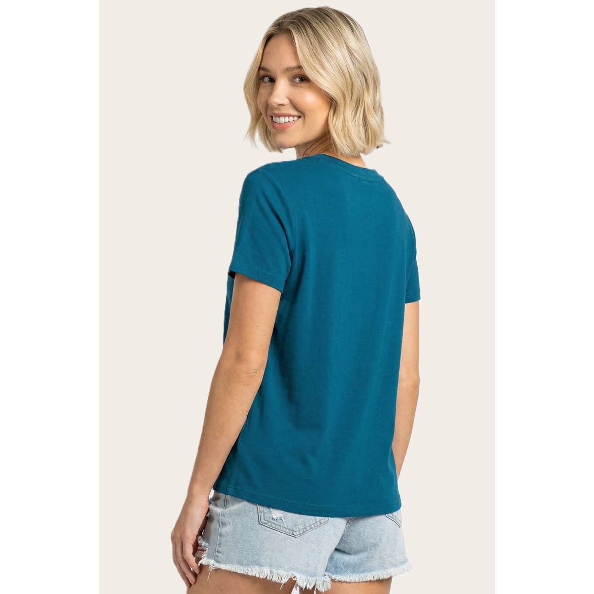 BASIC SOLID SHORT SLEEVE JERSEY TOP