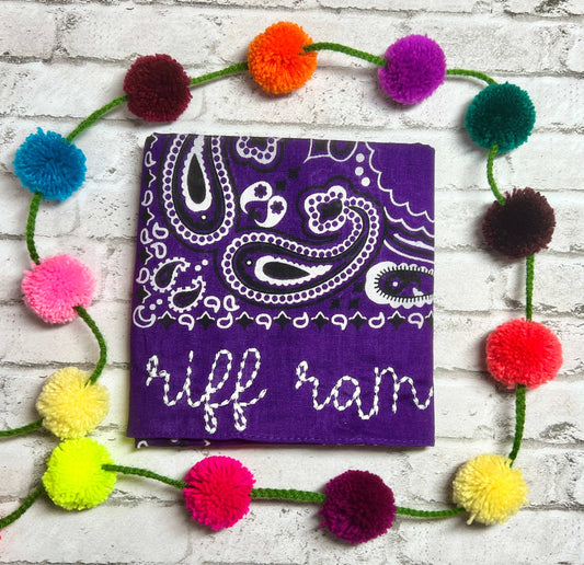 Riff Ram Embroidered Bandana