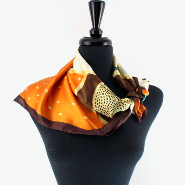 Flower Lightweight Square Scarf