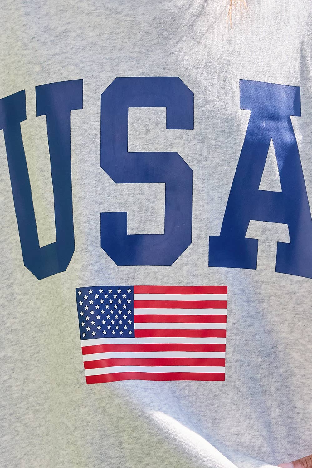 VINTAGEUSA Reversible USA/America Graphic Sweatshirt