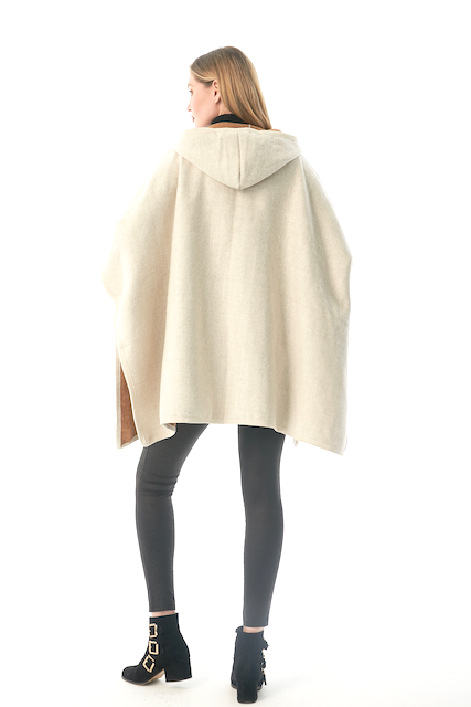 Irelandia Hooded Cape Coat