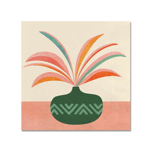 Fanciful Fronds Beverage Napkins