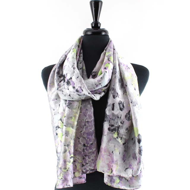 Monet's View Satin-Feel Lightweight Scarf