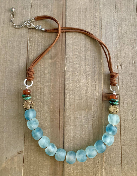 Beach Day fair trade beachy boho necklace