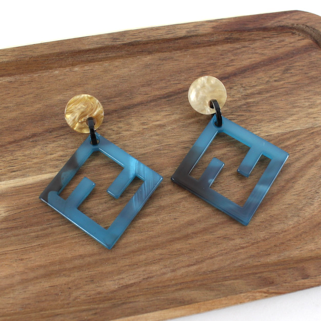 2-Tone Statement Earrings