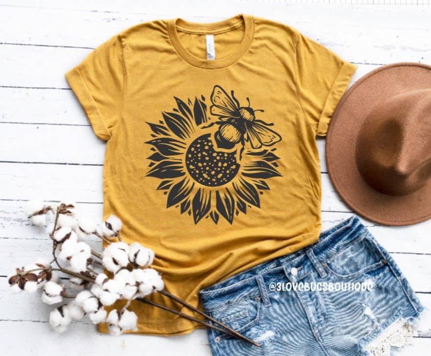 Be kind Shirt/Sunflower/Flower/Bee Shirt