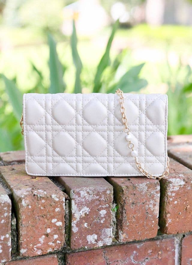 Clutch Crossbody PEARL QUILTED