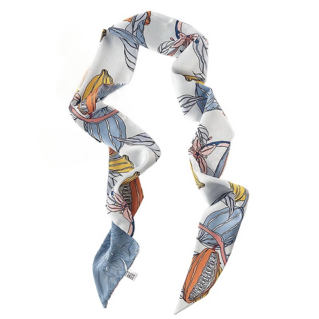 Colorful Print Neck Scarf - British & Classic