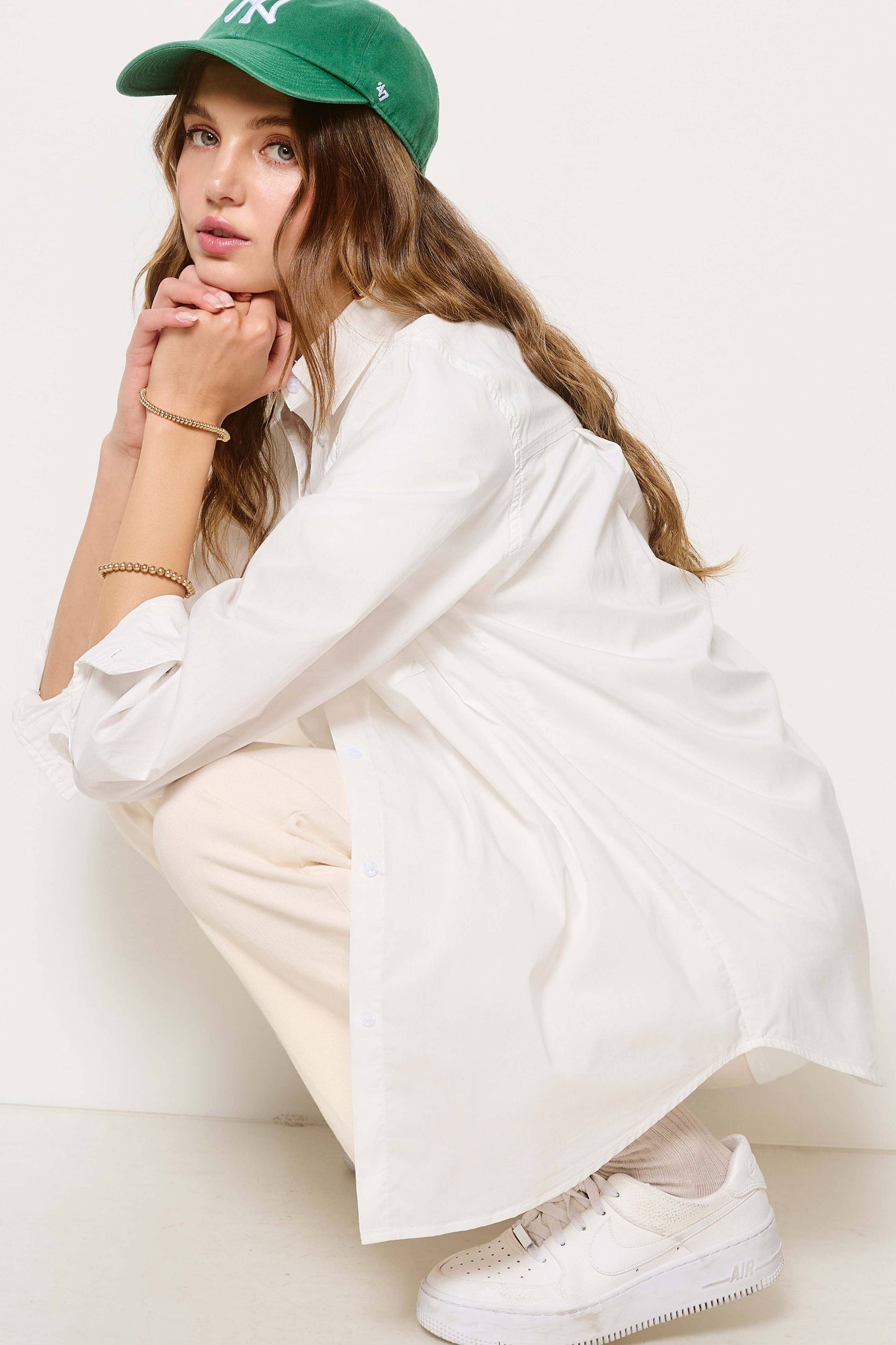 Button Down Classic White Poplin Shirt