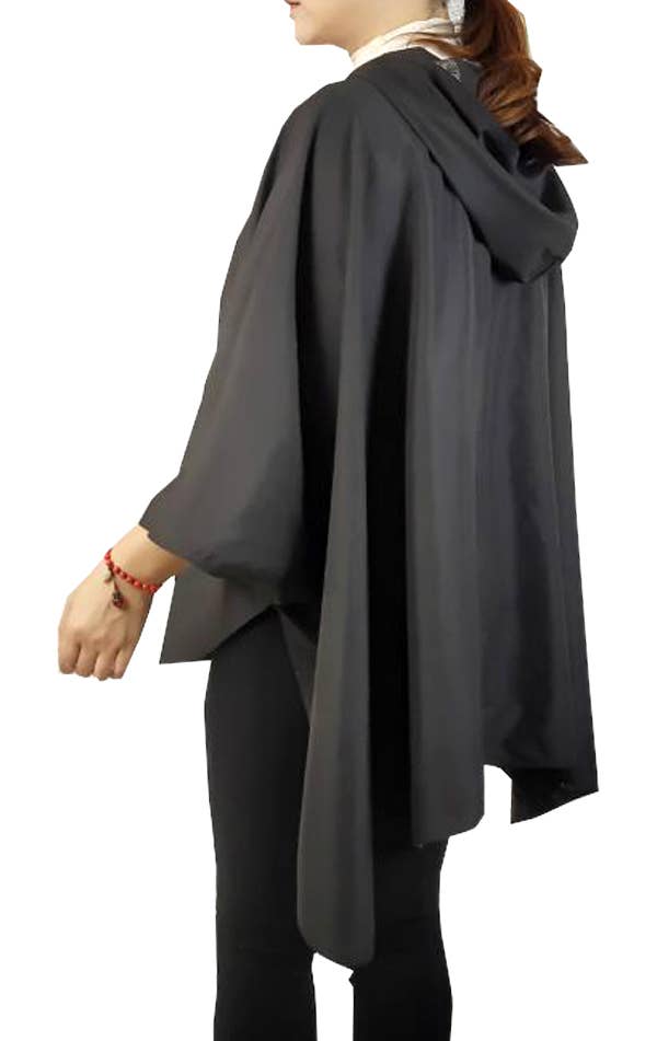 Black / Tan Reversible Rain Cape - Ginkgo