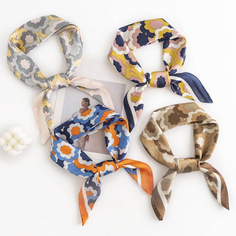 Floral Square Scarf