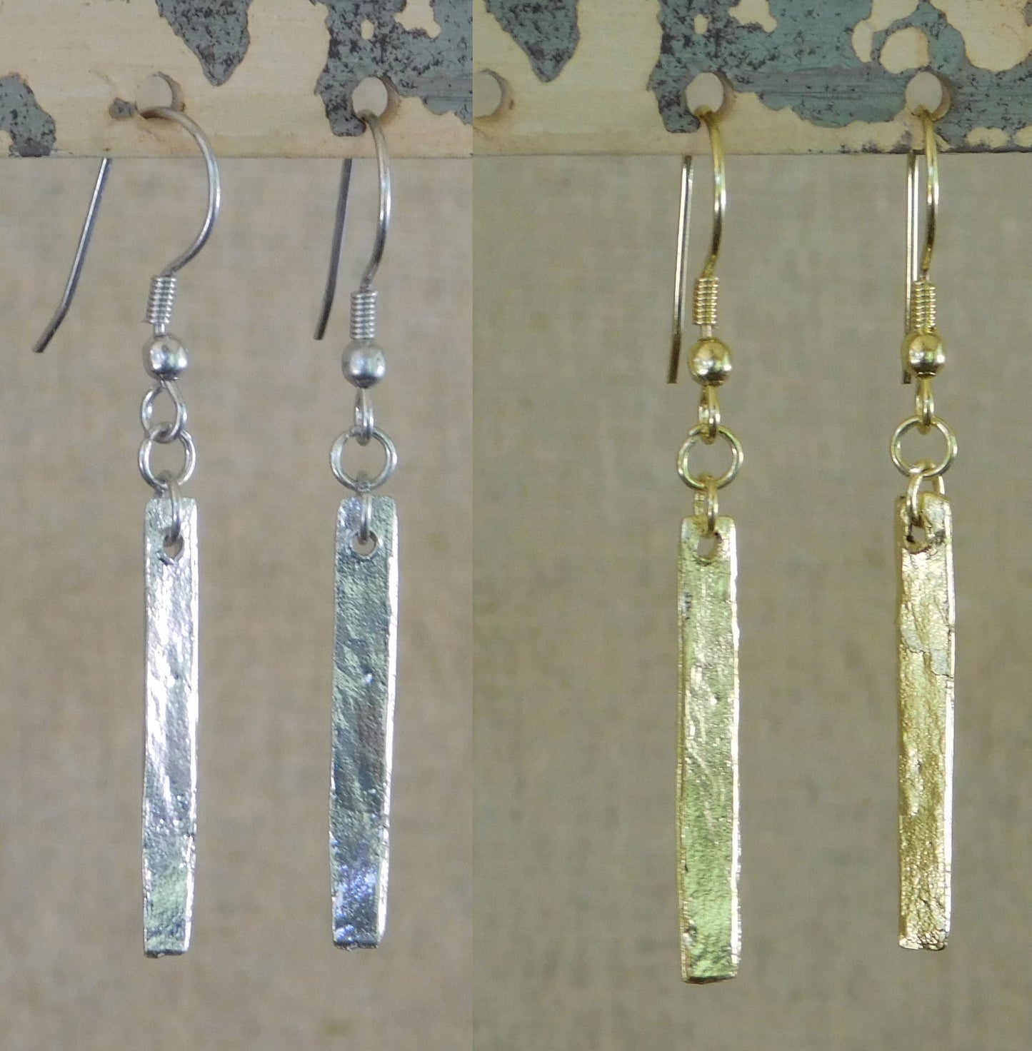 Classic Rectangle Dangle Earrings