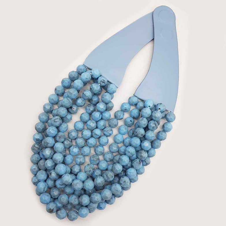CHUNKY BEADED LAYERED NECKLACE