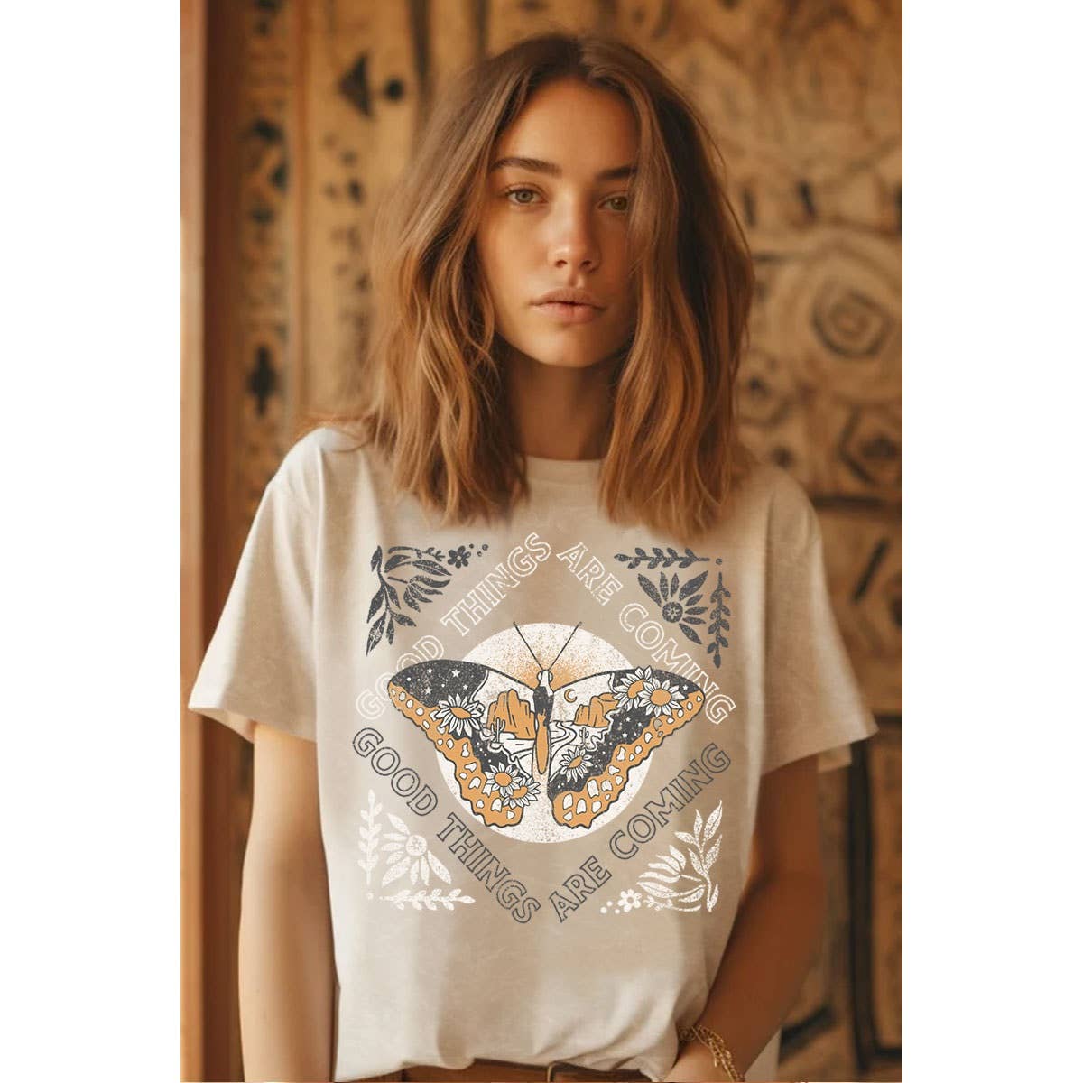 GOOD THINGS A COMING MINERAL GRAPHIC TOP
