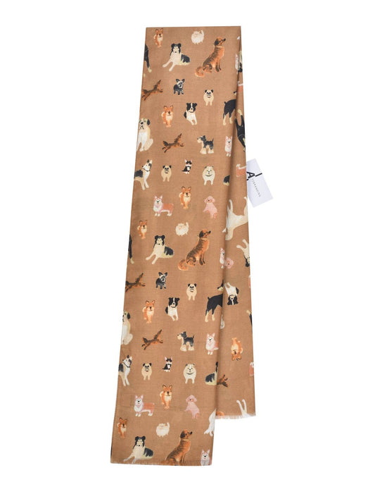 Dog Pattern Scarf