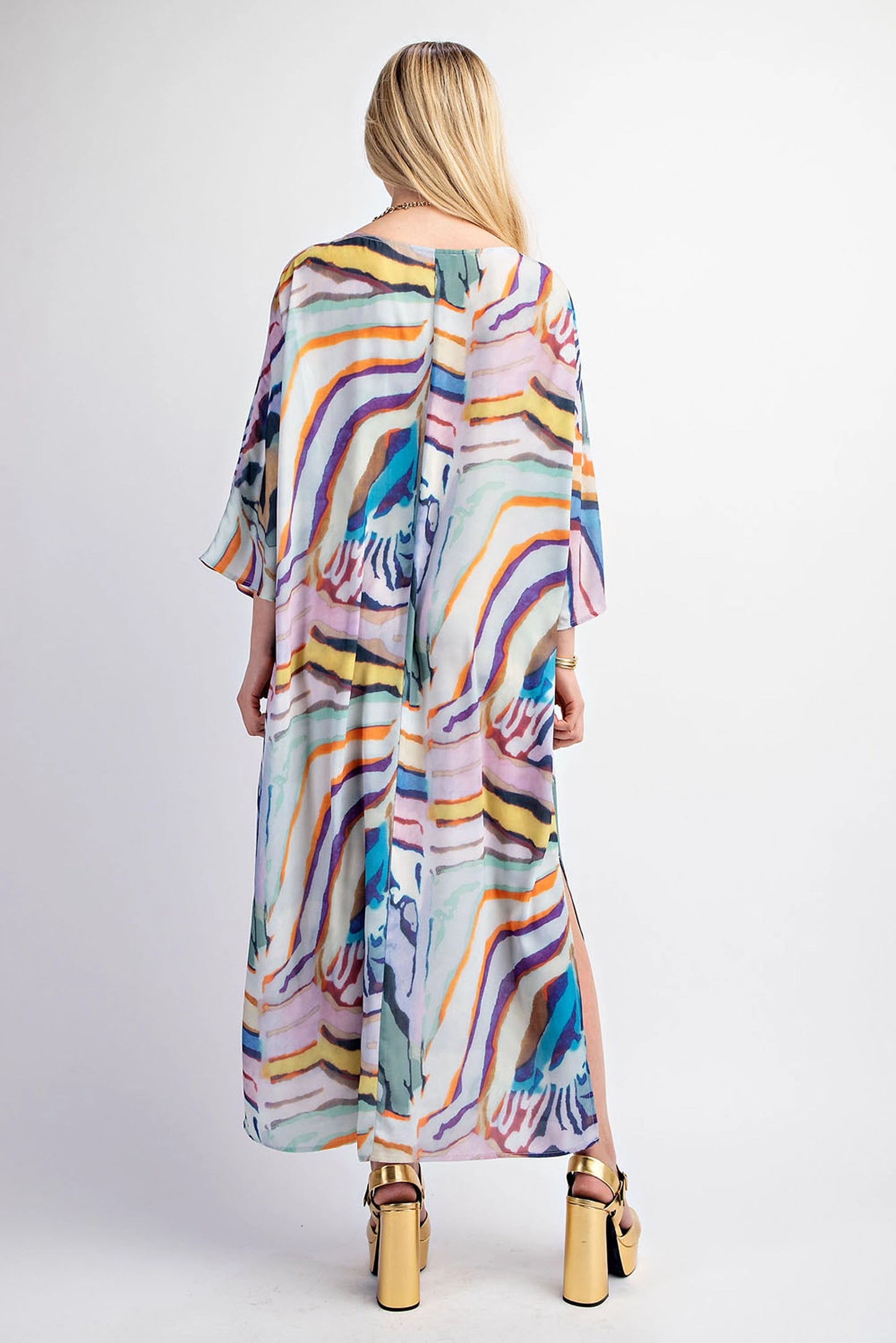 Print Pull Over Dress