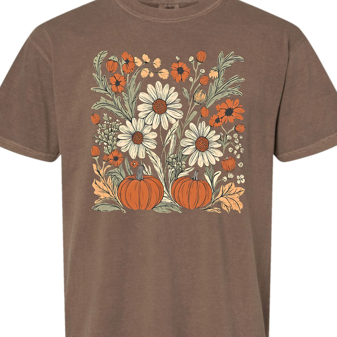 Boho Fall Floral Comfort Tee