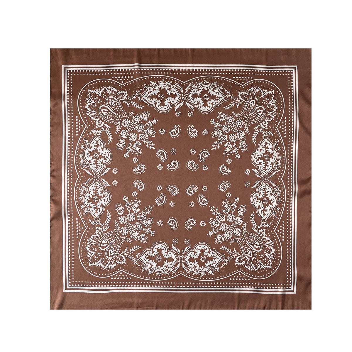 Paisley Printed Square Scarf