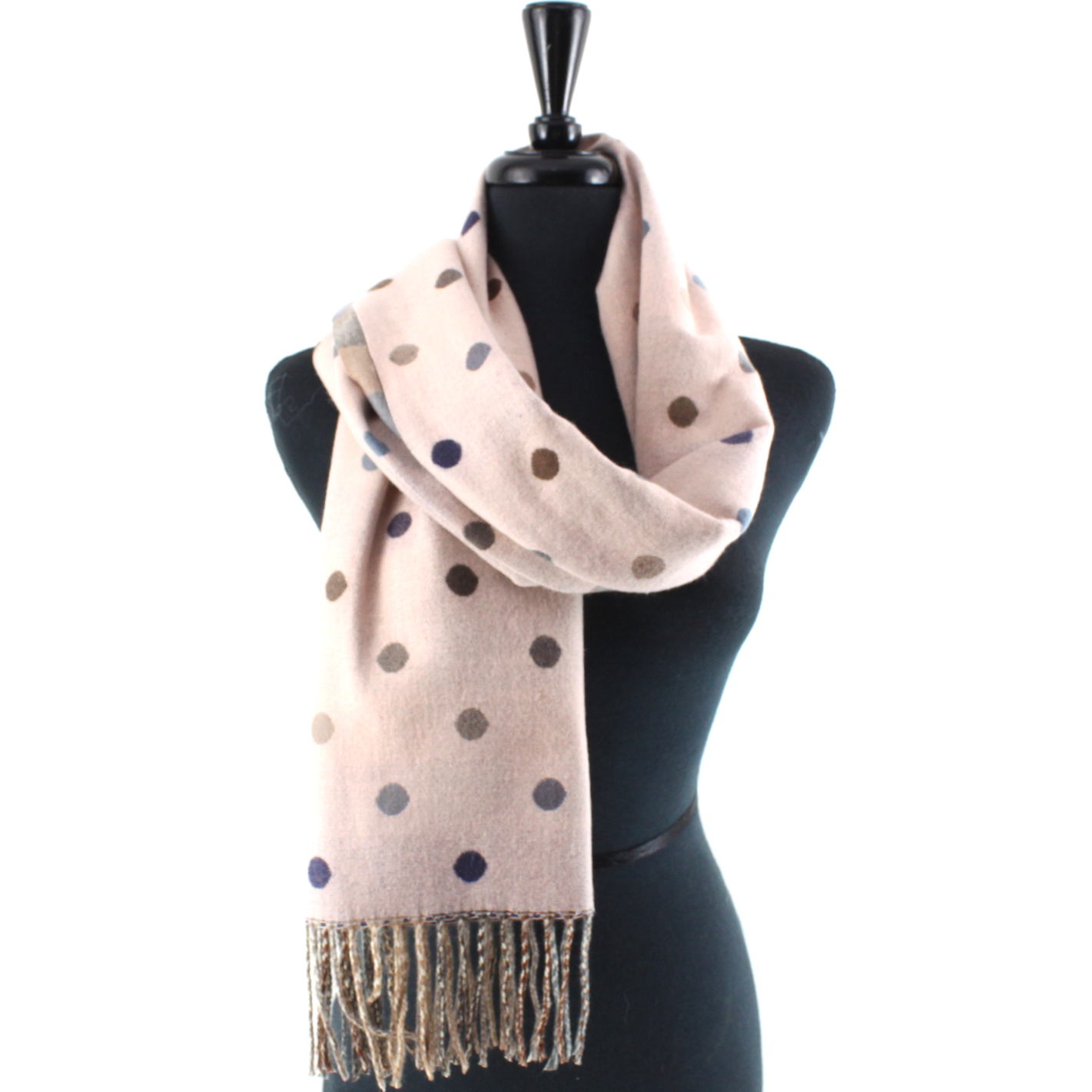 Polka Dots Reversible Scarf
