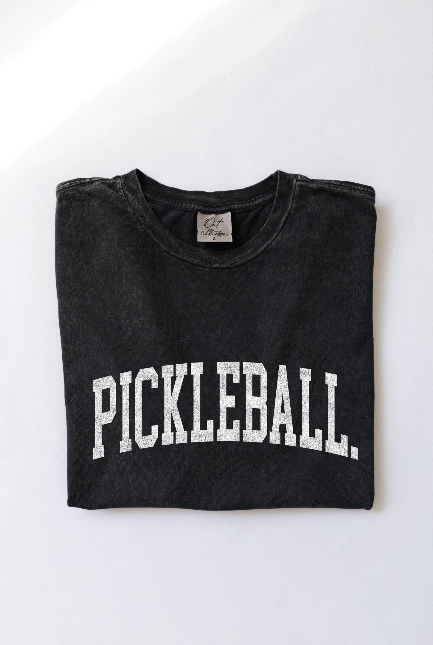 PICKLEBALL Mineral Washed Graphic Top