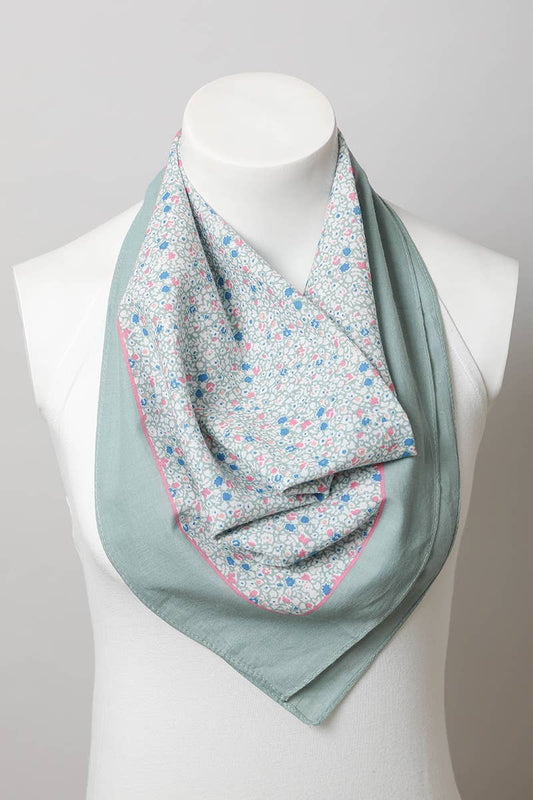 Floral Wide Country Bandana