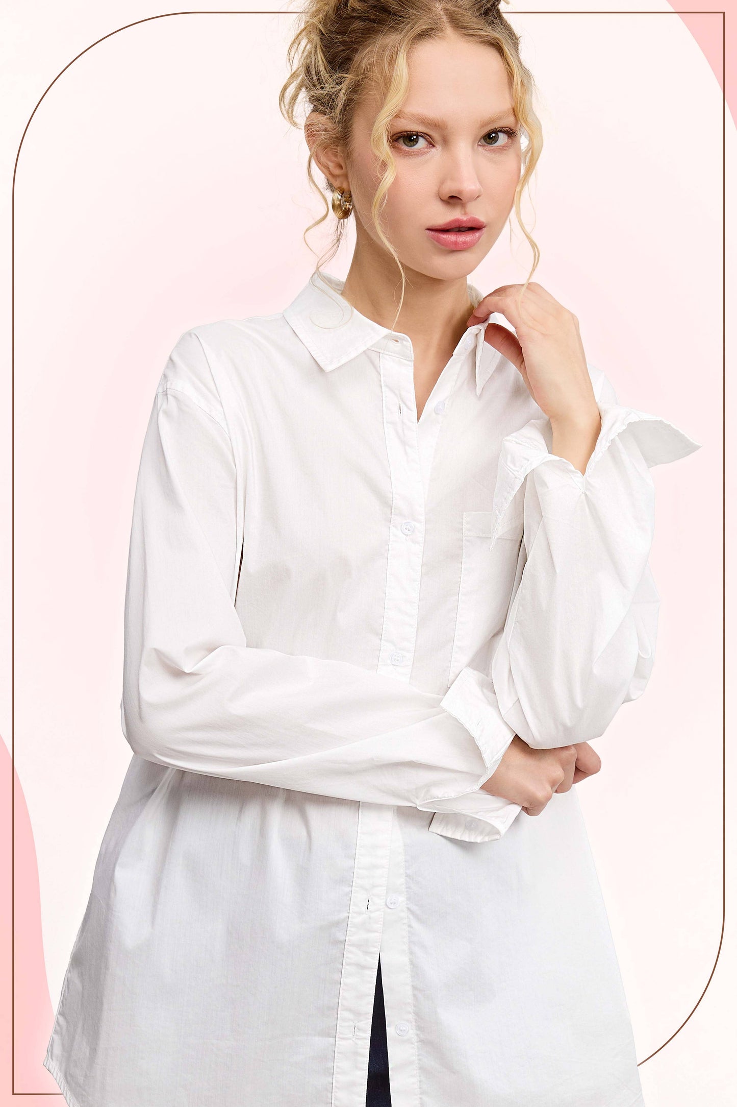 Button Down Classic  Poplin Shirt
