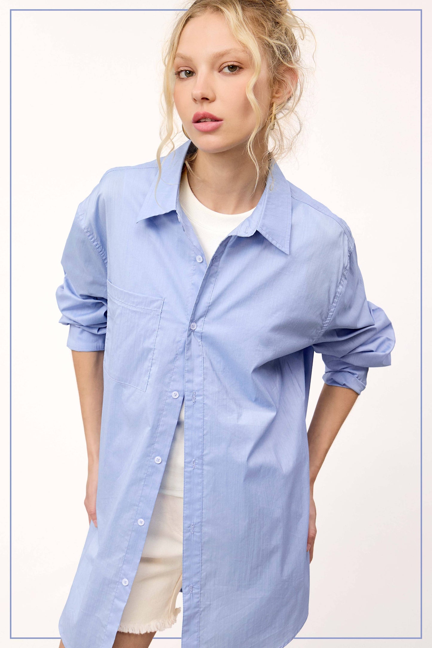 Button Down Classic  Poplin Shirt
