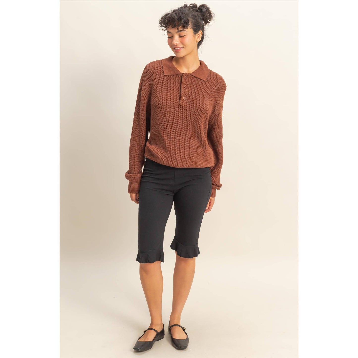 Oversized Collar Sweater