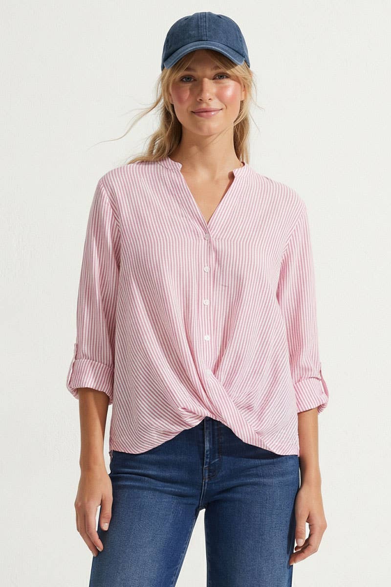 Striped Button Up Shirt
