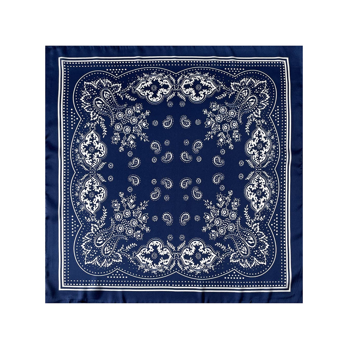 Paisley Printed Square Scarf
