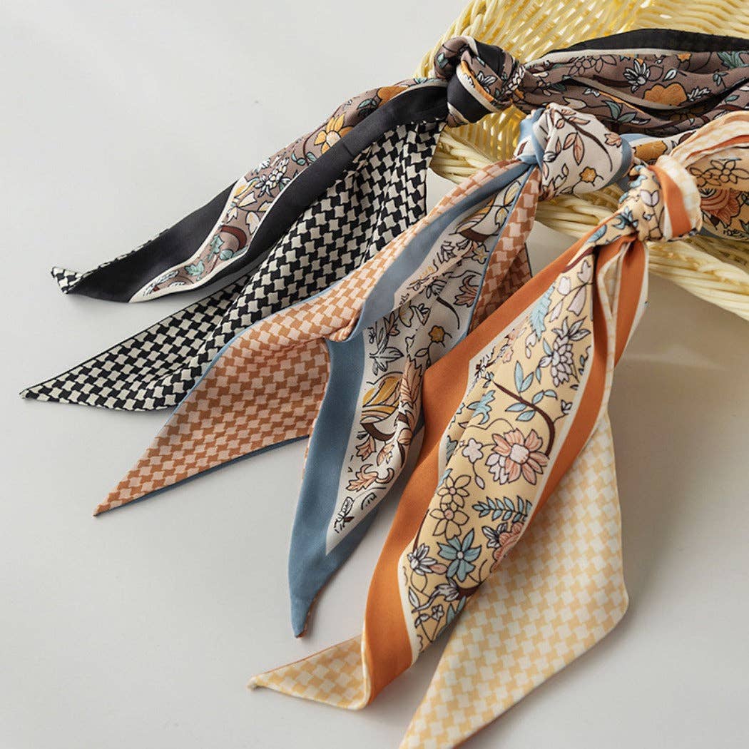 Colorful Print Neck Scarf - British & Classic
