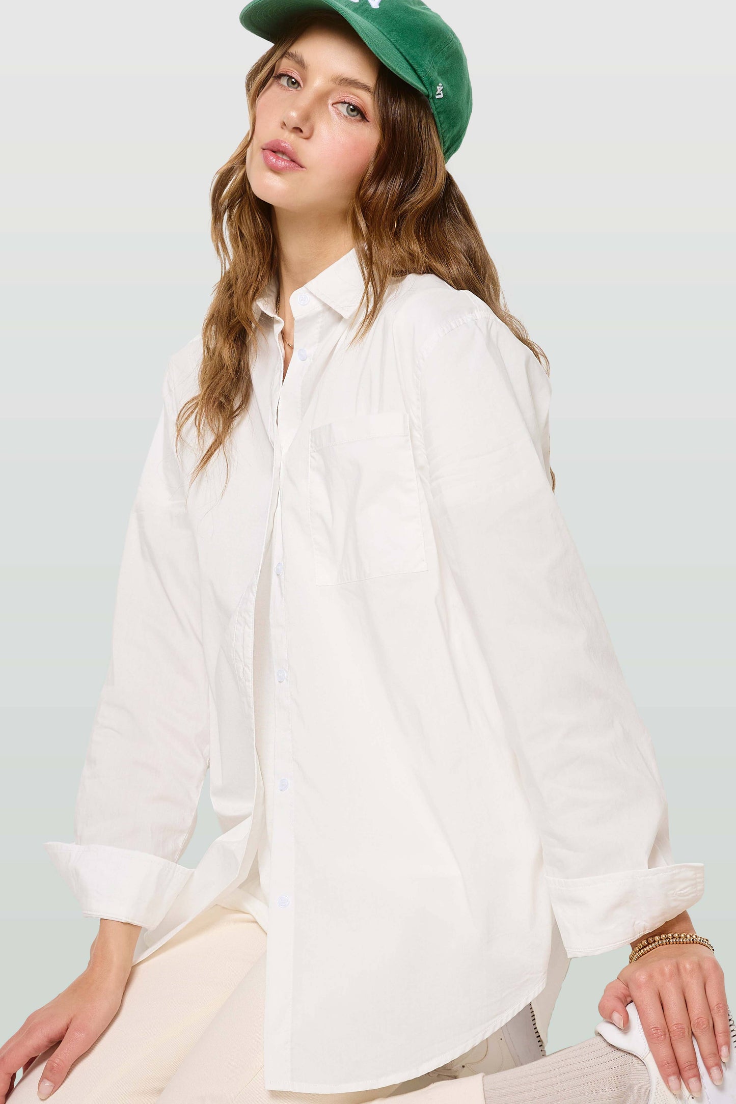 Button Down Classic White Poplin Shirt